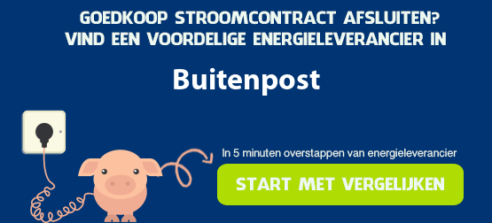 goedkoopste stroom in buitenpost